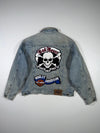 Vintage 90s Harley-Davidson “Biker Blues” Denim Trucker Jacket – Wool Lined, Patched (XL/2XL)