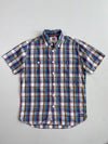 Vintage Dickies Madras Plaid Short Sleeve Button-Down Shirt (S)