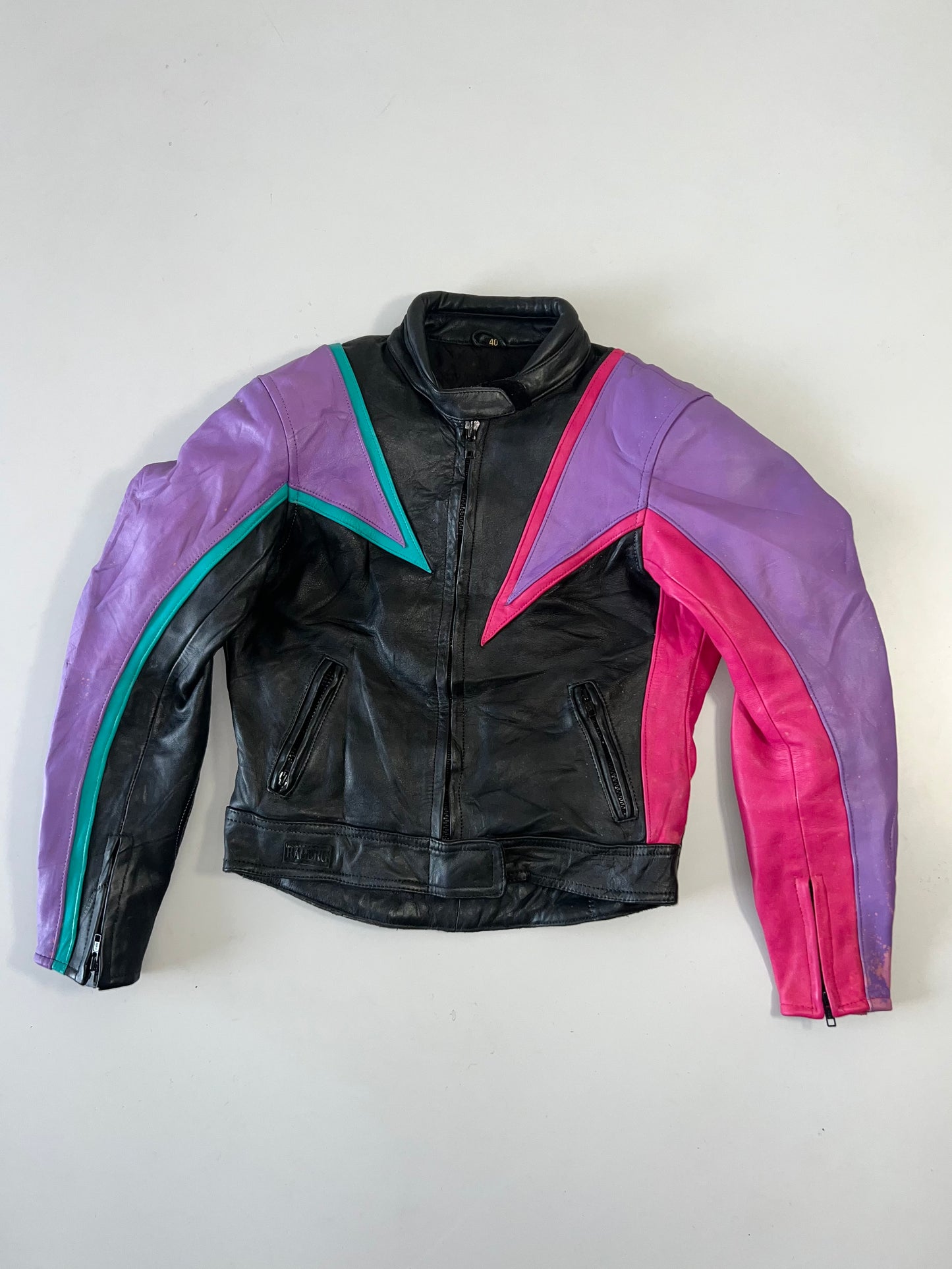 !                                                                                                                                                                                                              Super Premium Original Leather Riding Jacket (S)