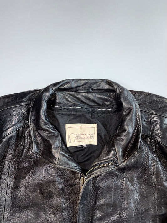 Georgetowm Premium Original Leather Jacket (2XL)