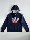 Gap Navy Union Jack Arch Logo Hoodie (M)