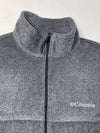 Columbia Sportswear Full-Zip Fleece Jacket Stand Collar – Charcoal Grey (L )