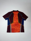 The Redface Trekking Half-Zip Trail Running Jersey, Maroon/Orange (XL)