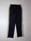 Y2K Nike Black Grey Side Panel Track Pants (W:30) (L:43)