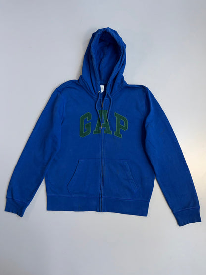 !        Vintage GAP 'Royal & Forest' Arch Logo Zip-Up (XL)