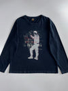 Big Train Jeans | Y2K Graphic Longsleeve | Faded Black (2XL)