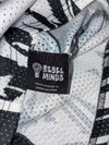 Rebel Minds Palm Tree Baseball Jersey – Black/White (L)