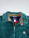 Bugle Boy Classics Green Corduroy Harrington Jacket (Xl)
