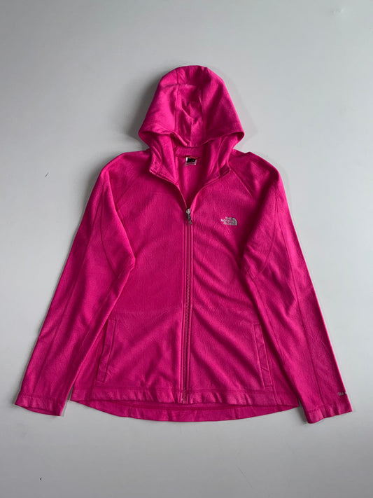 The North Face Full Zip Hooded Fleece Jacket Pink Women’s (L)