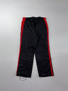 Vintage Puma Black & Red Side Stripe Track Pants (W:33) (L:41)