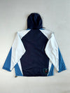 Vintage Kappa Aerotec Colour Block Hooded Windbreaker – Navy/Sky Blue/White (XL)