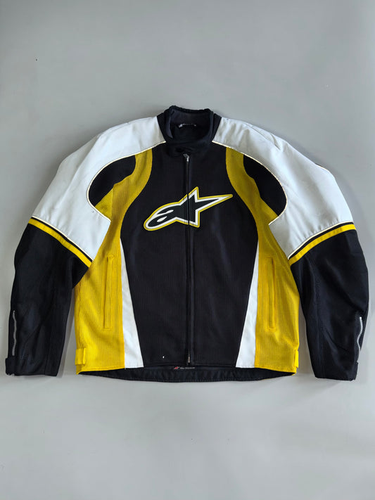 Vintage AlpineStar Original Premium Mesh Motorcycle Racing Jacket (XL)