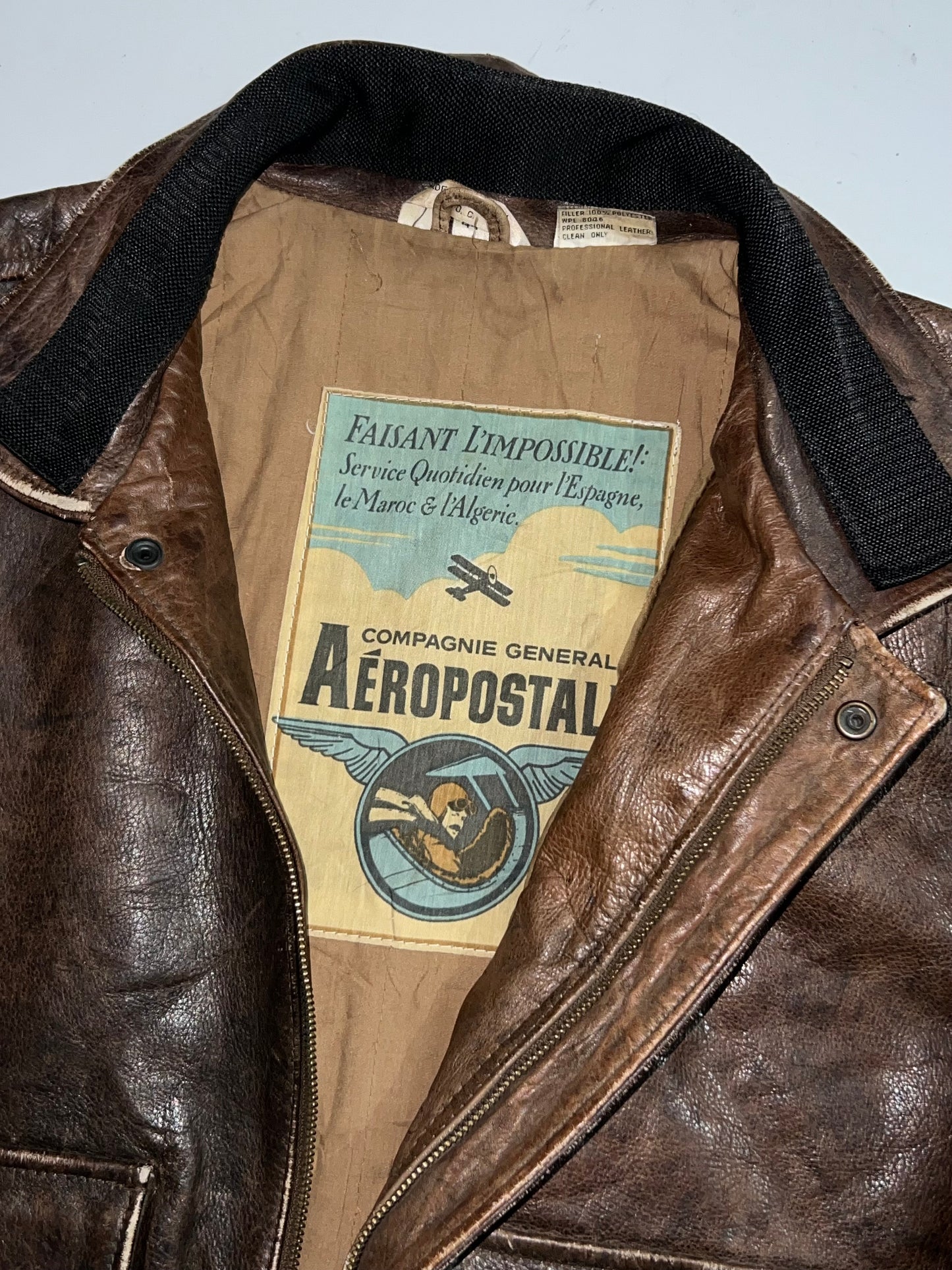 ZSuper Premium Vintage Leather Jacket (L/XL)
