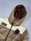 Bobson Jeans Gold Tan Hooded Puffer Jacket  (L/XL) (Detachable Cap)