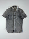 Overkill Inc | Grey Denim Snap Button Shirt (S)