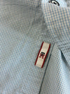 Tommy Hilfiger Light Blue Gingham Check Shirt – Chest Pocket (M)