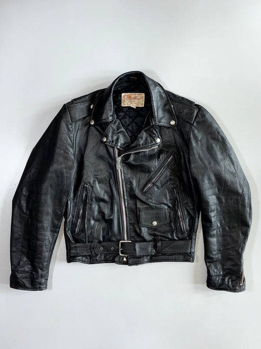 Excelled Premium Original Pure Heavy Leather Jacket (M)