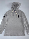 Polo Ralph Lauren Big Pony Hooded Rugby Long Sleeve Grey, Size (2XL)