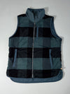 Carhartt Reversible Quilted Vest – Navy / Buffalo Plaid Flannel (S)