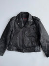 Marcady Genuine Cowhide Leather Biker Jacket (XL)
