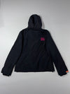 Superdry Japan Windcheater Black & Pink Hooded Jacket (L)