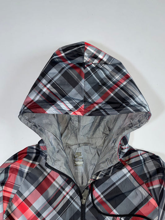 Nike Plaid Windbreaker Jacket (L/Xl)