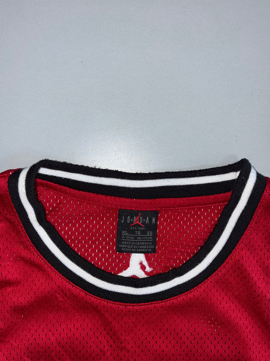 Nike Jordan Brand #23 Basketball Jersey Jumpman Logo  Red/Black (M)