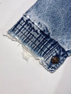 Vintage 90s NFL Pro Line by Apex One Flannel Lined Denim Jacket – Light Wash (XL)