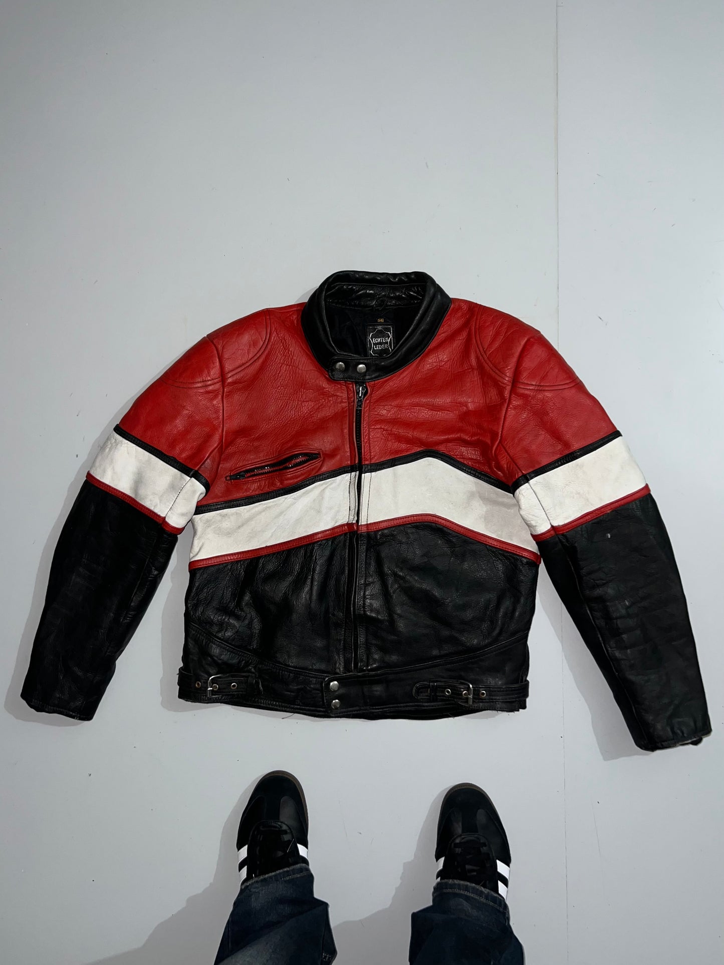 ZSuper Premium Original Leather Racing Jacket (M/L)