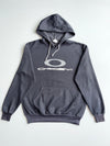 Oakley Big Logo Charcoal Hoodie – Made in USA (M)