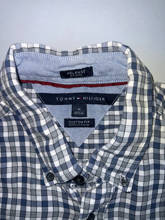 Tommy Hilfiger Melange Custom Fit Check Shirt (M/L)