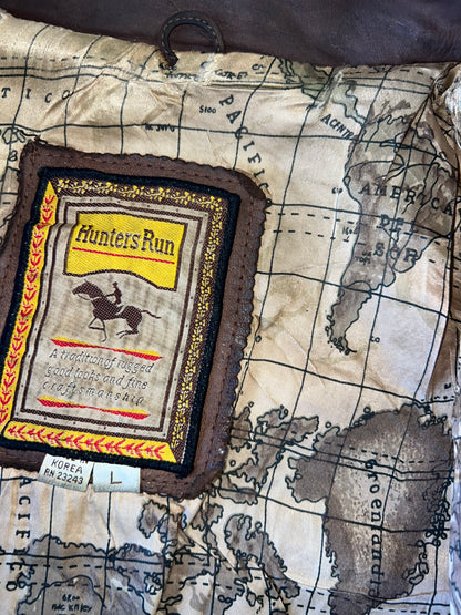 !                                                                                                                                                Super Premium Hunters Run ORiginal Leather Jacket (L/XL)