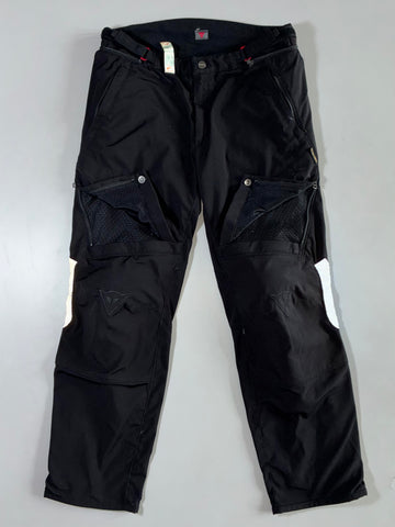 Dainese Black Textile Motorcycle Pants (Knee padd) (W:34|L:42)