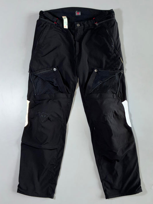 Dainese Black Textile Motorcycle Pants (Knee padd) (W:34|L:42)