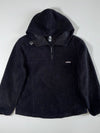 Descente Polartec Sherpa Half-Zip Hoodie – Black (XL)