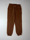 Nike Air Brown Sweatpants – Contrast Piping (W:30) (L:39)