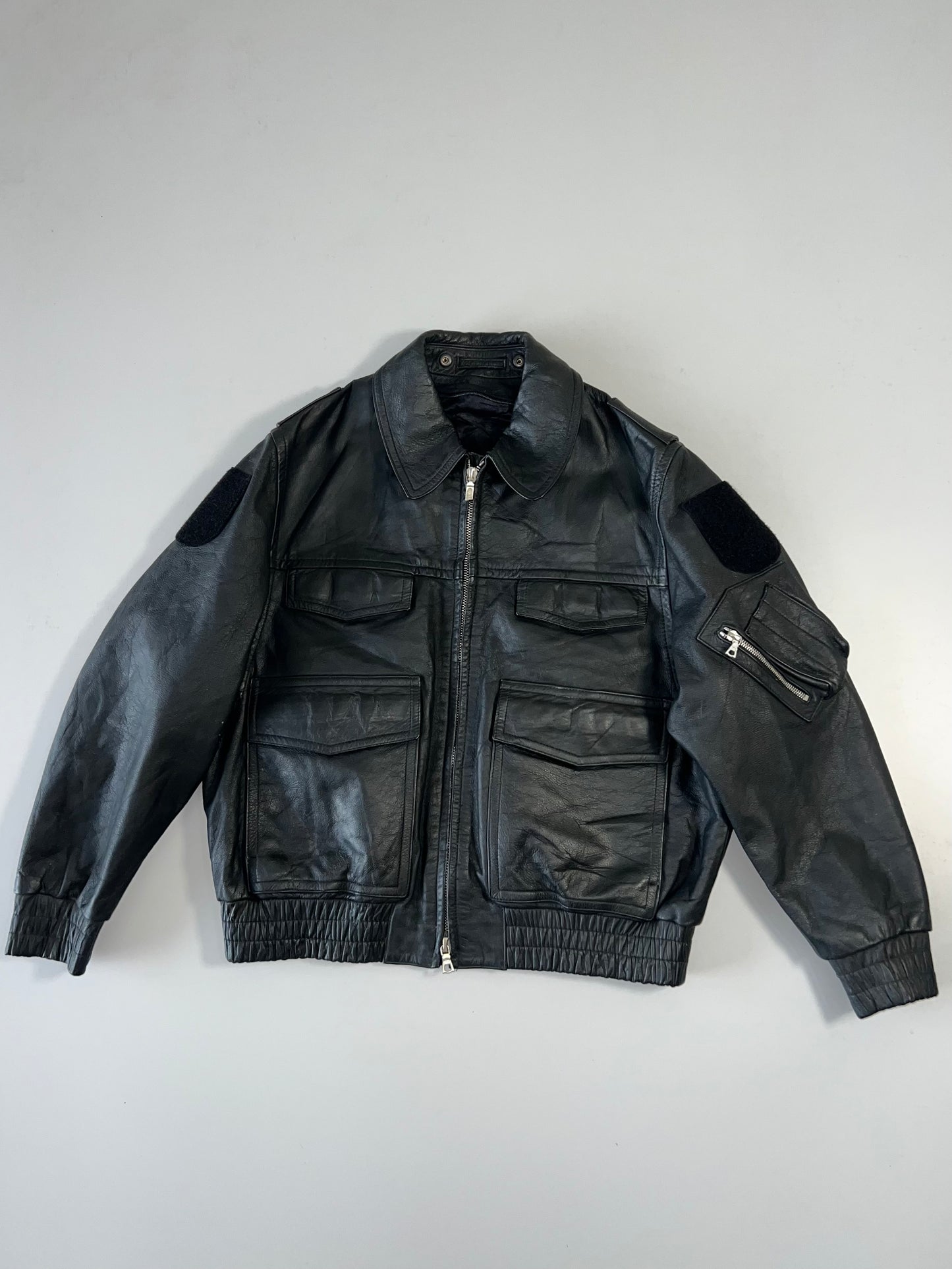 ZUltra Premium (RARE) Original Leather Jacket (Double zip tech) (S/M)
