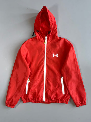 Under Armour | Red Reflective Hooded Windbreaker(XL)