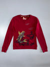 Puma Snake Print Black Pullover Embroidered  (XS)
