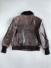Vintage Dimitri’s Premium Utility Leather Jacket With removable Liner (XL)