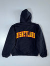 Disneyland Embroidered Fleece-Lined Hooded Windbreaker – Black, Size (M)
