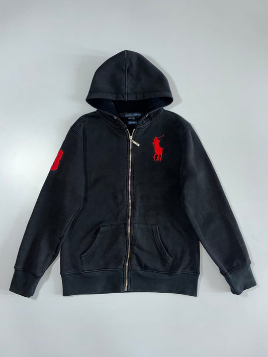 POLO RALPH LAUREN | Big Pony Full-Zip Hoodie (XS)
