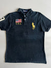 Polo Ralph Lauren USA Flag Big Pony Polo Black (L)