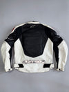 Alpinestars GP-R Genuine Leather Motorcycle Racing Jacket with Original CE Armor Back & Shoulder Pads (S/M)