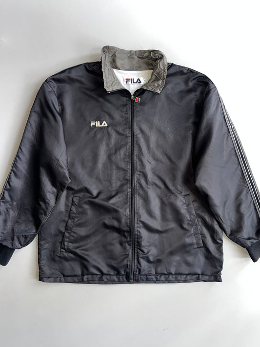 Vintage Fila Nylon Full-Zip Track Jacket(L)