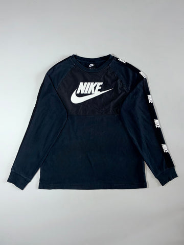 Nike Big Swoosh Long Sleeve Tee Black (L/XL)