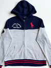 Polo Ralph Lauren Big Pony RL Athletic Division Zip Hoodie – Navy x Grey (S)