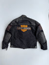 Akito “Sixtyseven” Leather & Textile Motorcycle Riding Jacket | Harley-Davidson Patch | Armored  (L/XL)