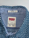 Levi's Polka Dot Short Sleeve Shirt – Navy(L)