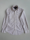 Tommy Hilfiger Custom Fit Striped Shirt with Roll-Up Sleeves(M)